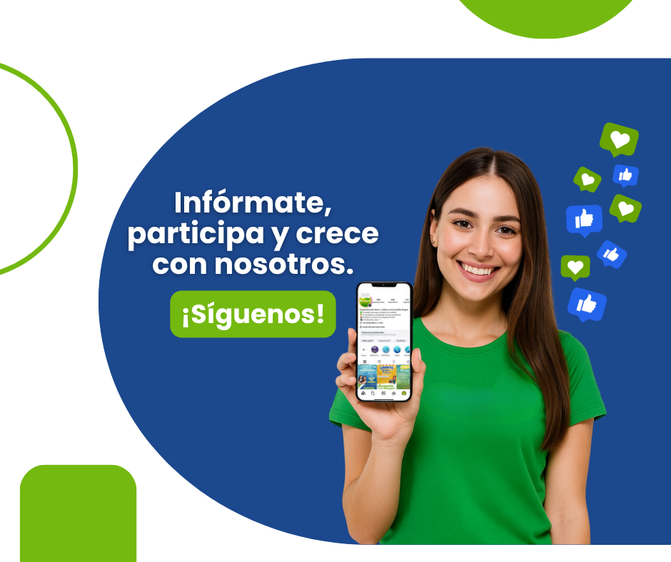 Síguenos en redes sociales — Cooperativa Prosperando